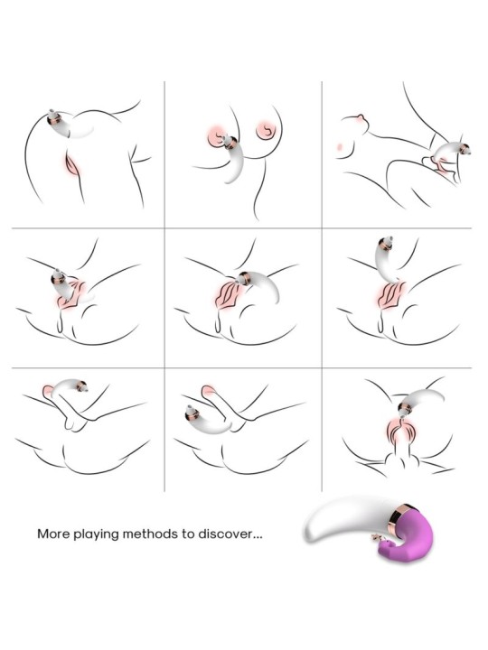 ARMONY SWEETMOON SUCCIONADOR CLITORIS PUNTO G ROSA