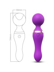 ARMONY FREEZA MASAJEADOR VIBRADOR CABEZA FLEXIBLE VIOLETA