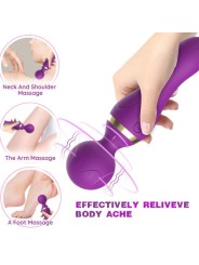 ARMONY FREEZA MASAJEADOR VIBRADOR CABEZA FLEXIBLE VIOLETA