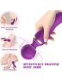 ARMONY FREEZA MASAJEADOR VIBRADOR CABEZA FLEXIBLE NEGRO