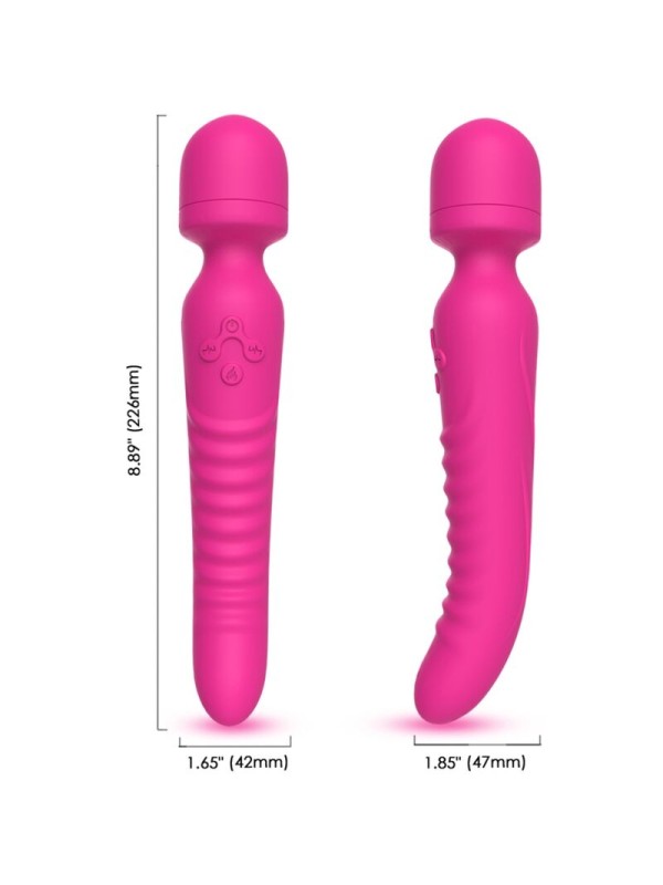 ARMONY MISSION MASAJEADOR VIBRADOR EFECTO CALOR FUCSIA