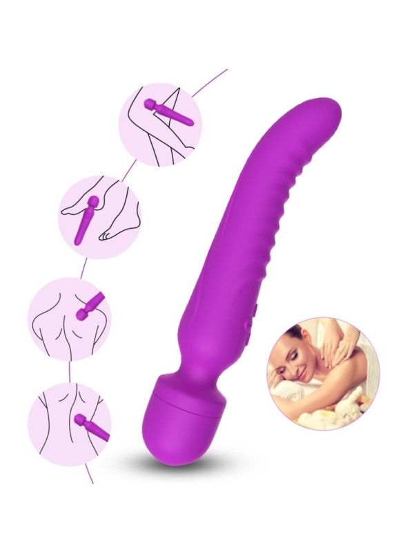 ARMONY MISSION MASAJEADOR VIBRADOR EFECTO CALOR VIOLETA