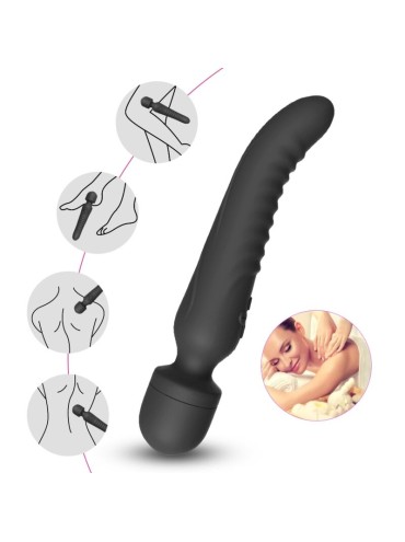 ARMONY MISSION MASAJEADOR VIBRADOR EFECTO CALOR NEGRO