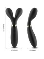 ARMONY Y WAND MASAJEADOR VIBRADOR CABEZA DOBLE NEGRO