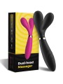 ARMONY Y WAND MASAJEADOR VIBRADOR CABEZA DOBLE NEGRO