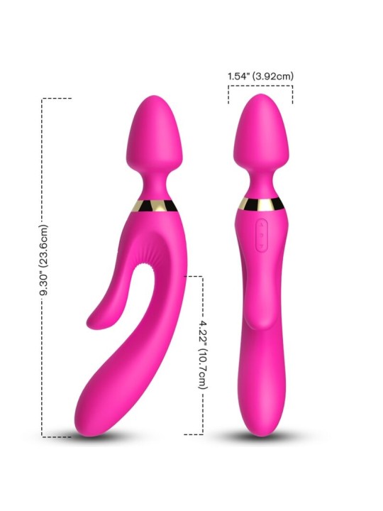 ARMONY MASAJEADOR VIBRADOR RABBIT FUCSIA