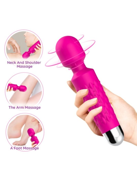 ARMONY POSTMAN MASAJEADOR VIBRADOR CABEZA FLEXIBLE FUCSIA