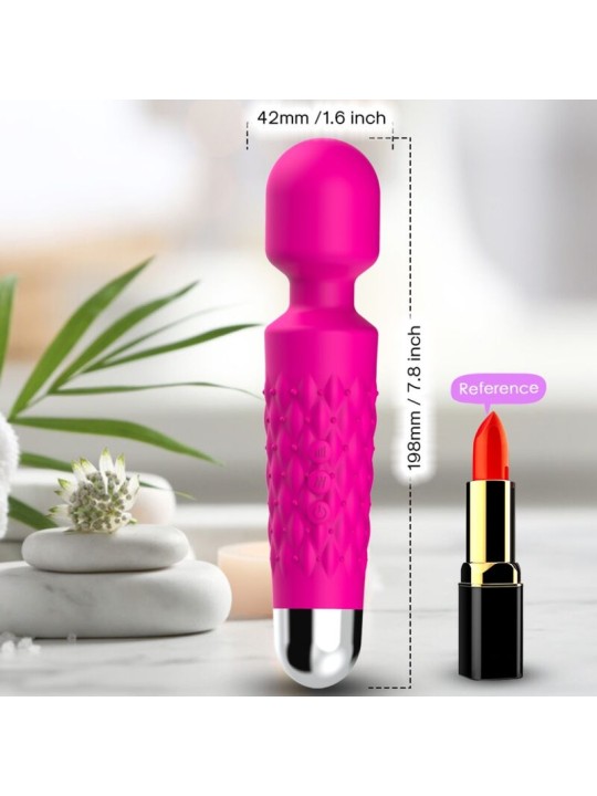 ARMONY POSTMAN MASAJEADOR VIBRADOR CABEZA FLEXIBLE FUCSIA
