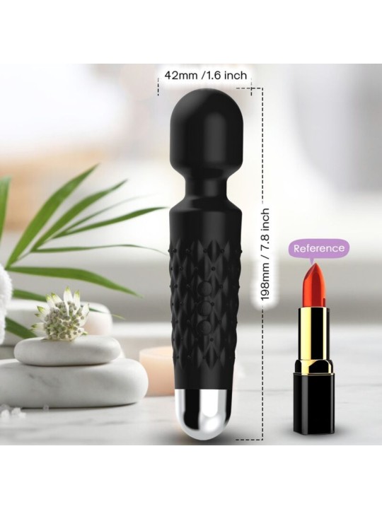 ARMONY POSTMAN MASAJEADOR VIBRADOR CABEZA FLEXIBLE NEGRO