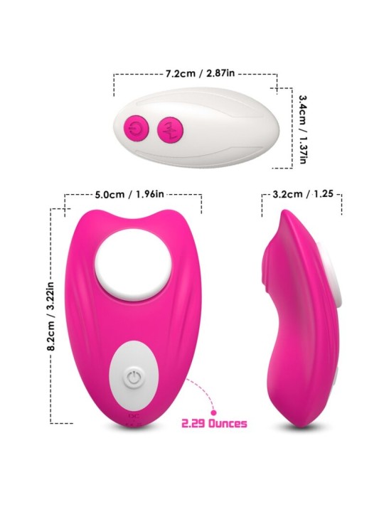 ARMONY BUTTERFLY PANTIES VIBRADOR CONTROL REMOTO ROSA