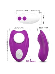 ARMONY BUTTERFLY PANTIES VIBRADOR CONTROL REMOTO VIOLETA
