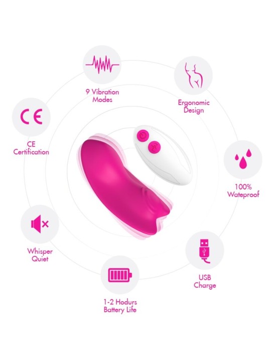 ARMONY BUTTERFLY PANTIES VIBRADOR CONTROL REMOTO VIOLETA