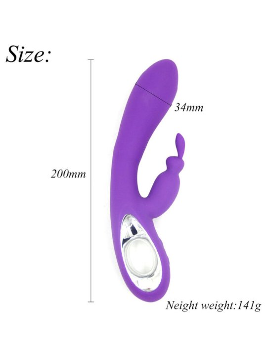 ARMONY BELLA VIBRADOR RABBIT PULL RING VIOLETA