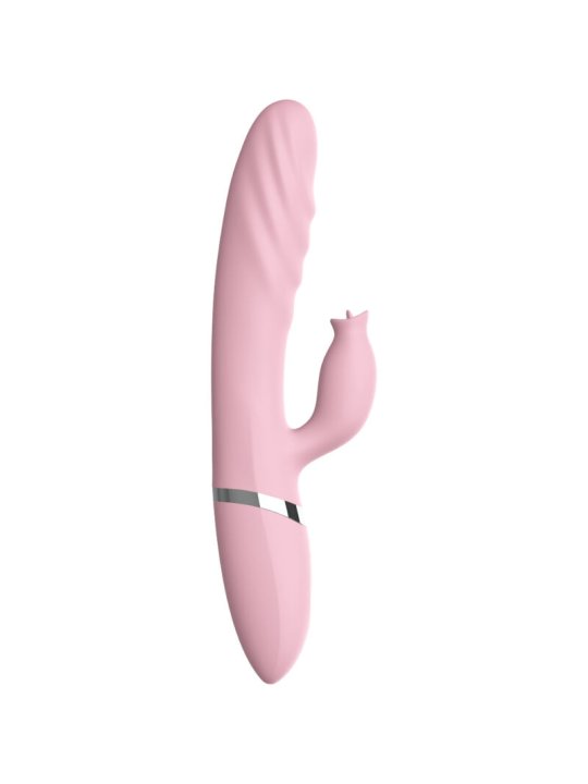 ARMONY VIBRADOR THRUSTING CON LENGUA EFECTO CALOR ROSA