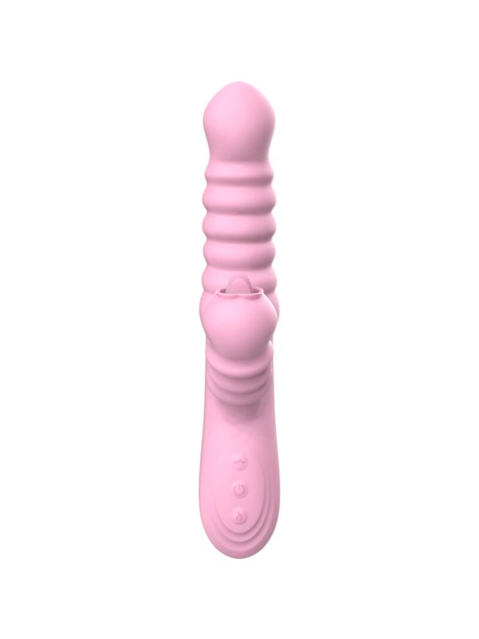 ARMONY VIBRADOR MULTIFUNCION CON LENGUA ESTIMULADORA EFECTO CALOR ROSA
