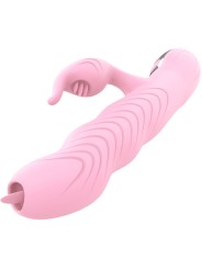 ARMONY MARCIA VIBRADOR THRUSTING DOBLE LENGUA EFECTO CALOR ROSA