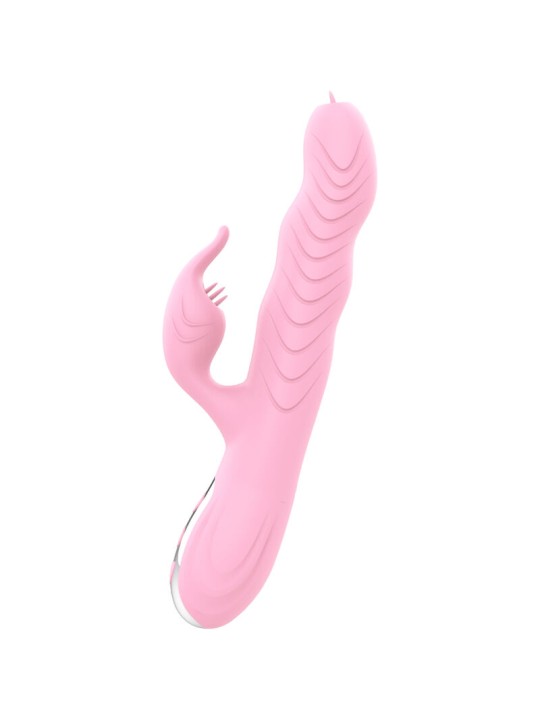 ARMONY MARCIA VIBRADOR THRUSTING DOBLE LENGUA EFECTO CALOR ROSA