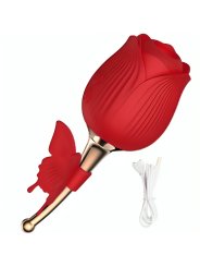 ARMONY BUTTERFLY FLOWER SUCCIONADOR ROJO
