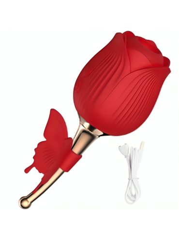 ARMONY BUTTERFLY FLOWER SUCCIONADOR ROJO