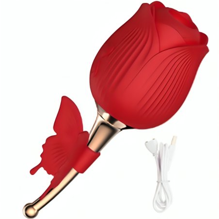 ARMONY BUTTERFLY FLOWER SUCCIONADOR ROJO