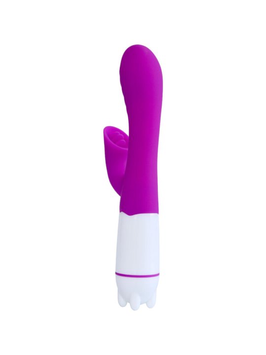 ARMONY HAPPY VIBRADOR ESTIMULADOR CON LENGUA RECARGABLE VIOLETA
