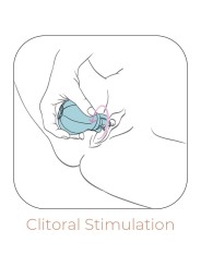 ADRIEN LASTIC CARESS ESTIMULADOR CLITORIS AZUL