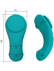 ARMONY PLEASURE PANTY VIBRADOR CONTROL REMOTO 3 VELOCIDADES VERDE