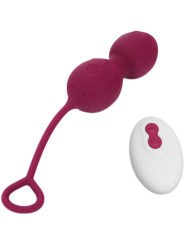 ARMONY BLOSSOMS PESAS VAGINALES VIBRADOR CONTROL REMOTO 10 VIBRACIONES ROJO OSCURO
