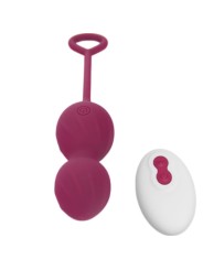ARMONY BLOSSOMS PESAS VAGINALES VIBRADOR CONTROL REMOTO 10 VIBRACIONES ROJO OSCURO
