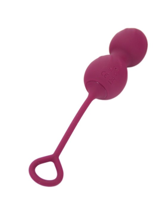 ARMONY BLOSSOMS PESAS VAGINALES VIBRADOR CONTROL REMOTO 10 VIBRACIONES ROJO OSCURO