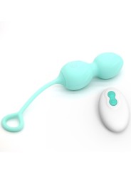 ARMONY BLOSSOMS PESAS VAGINALES VIBRADOR CONTROL REMOTO 10 VIBRACIONES VERDE