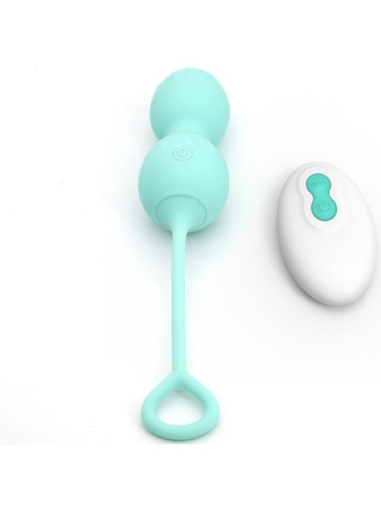 ARMONY BLOSSOMS PESAS VAGINALES VIBRADOR CONTROL REMOTO 10 VIBRACIONES VERDE