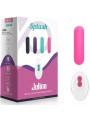ARMONY SPLASH JOLINE BALA VIBRADORA SILICONA CONTROL REMOTO 10 VIBRACIONES 65 X 15 CM ROSA