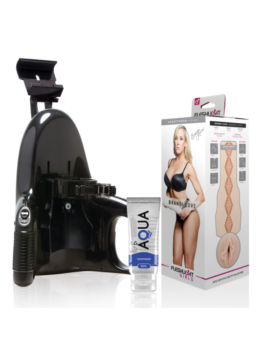 FLESHLIGHT BRANDI LOVE VAGINA UNIVERSAL LAUNCH LUBRICANTE AQUA QUALITY 50 ML