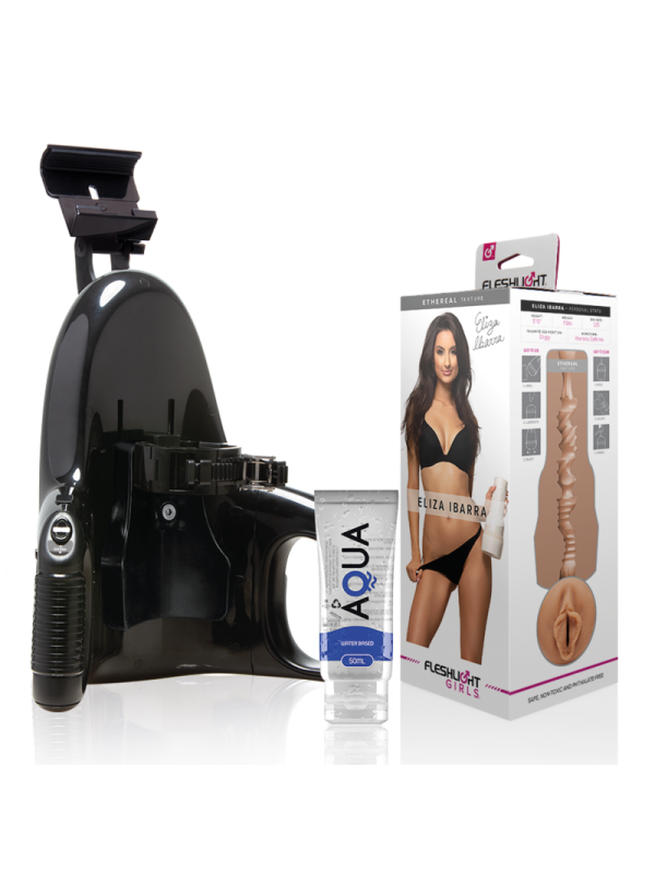 FLESHLIGHT ELIZA IBARRA VAGINA UNIVERSAL LAUNCH LUBRICANTE AQUA QUALITY 50 ML