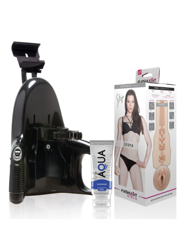 FLESHLIGHT VAGINA STOYA DESTROYA UNIVERSAL LAUNCH LUBRICANTE AQUA QUALITY 50 ML
