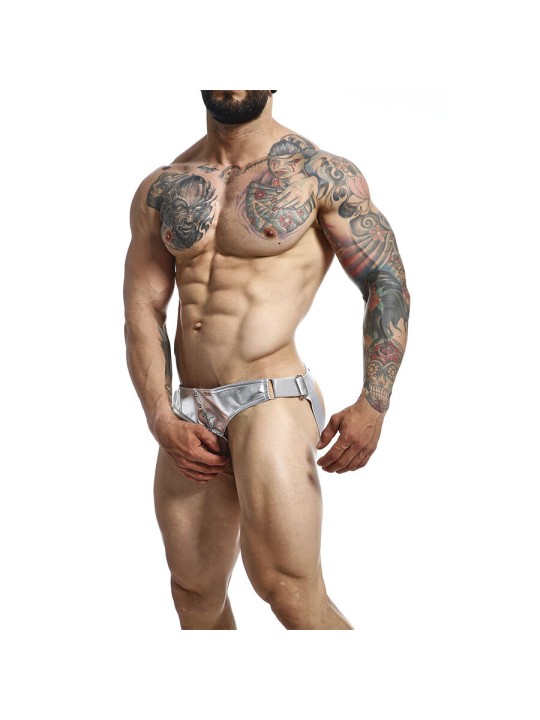 MOB DNGEON JOCKSTRAP ANILLO PARA EL PENE PLATEADO TALLA UNICA