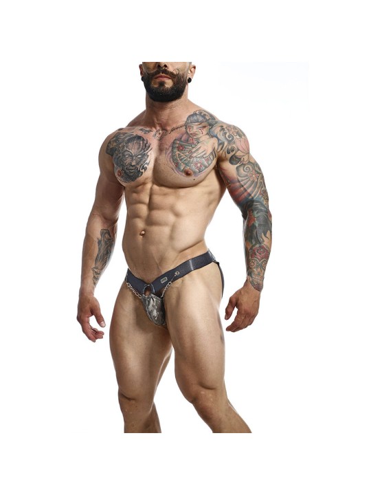 MOB DNGEON JOCKSTRAP A PRESION GRIS TALLA UNICA
