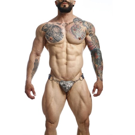 MOB DNGEON JOCKSTRAP A PRESION GRIS TALLA UNICA