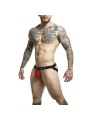 MOB DNGEON JOCKSTRAP ROJO CON CADENAS TALLA UNICA