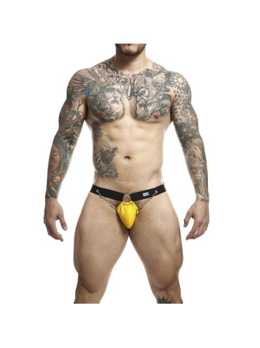 MOB DNGEON JOCKSTRAP AMARILLO CON CADENAS TALLA UNICA