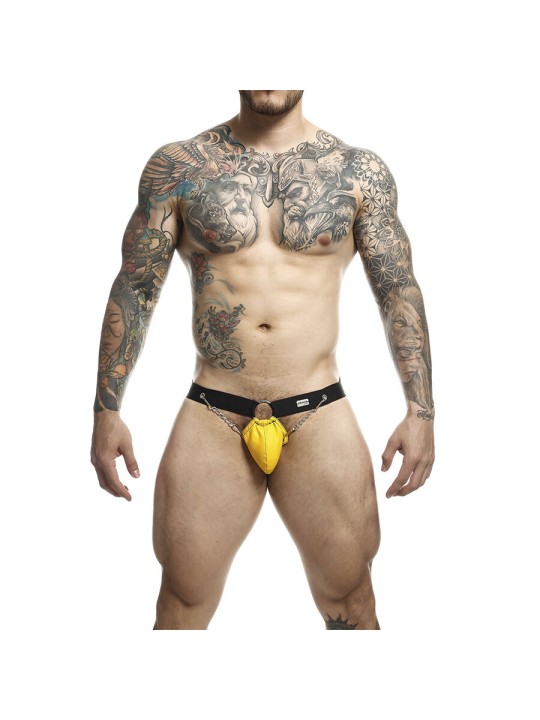MOB DNGEON JOCKSTRAP AMARILLO CON CADENAS TALLA UNICA