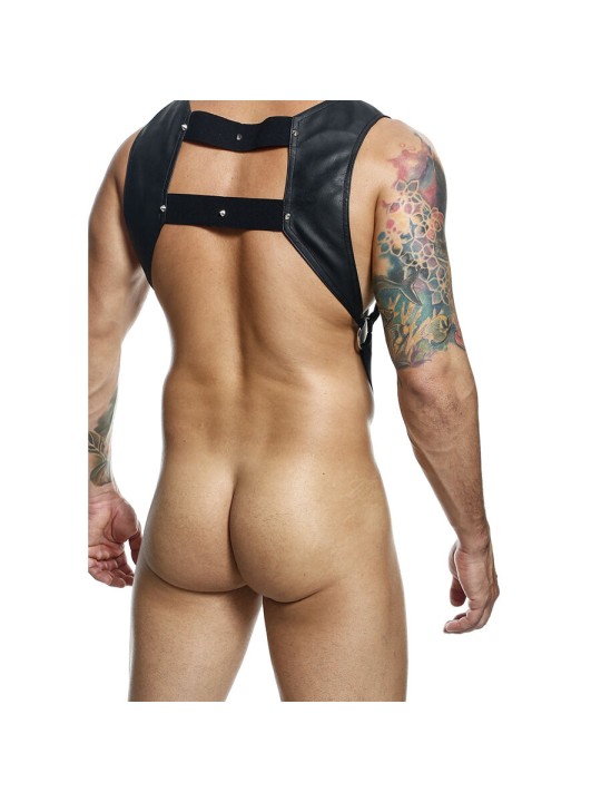 MOB DNGEON ARNES NEGRO CON ANILLO SUPERIOR PARA EL PENE TALLA UNICA