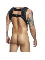 MOB DNGEON ARNES NEGRO CON ANILLO SUPERIOR PARA EL PENE TALLA UNICA