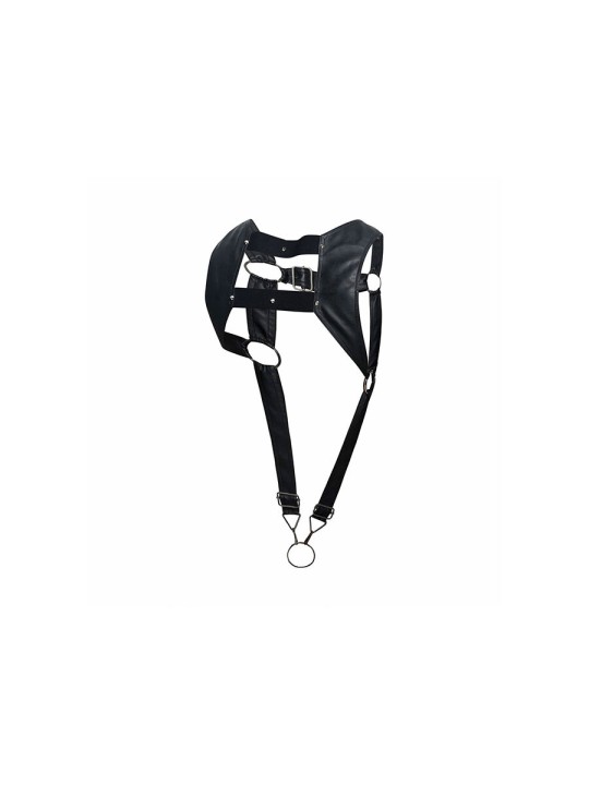 MOB DNGEON ARNES NEGRO CON ANILLO SUPERIOR PARA EL PENE TALLA UNICA