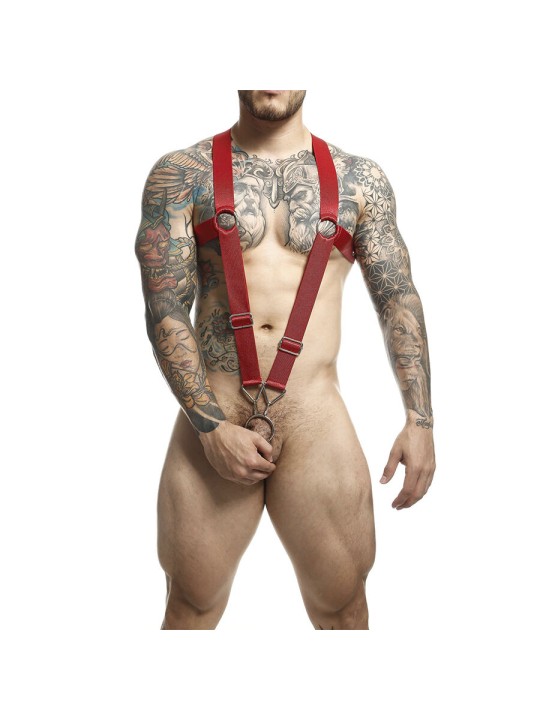 MOB DNGEON ARNES DE ESPALDA CRUZADA ROJO TALLA UNICA