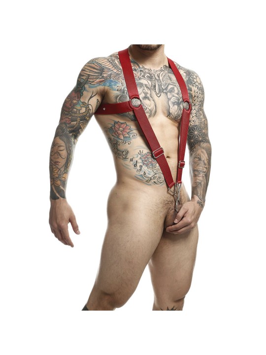 MOB DNGEON ARNES DE ESPALDA CRUZADA ROJO TALLA UNICA