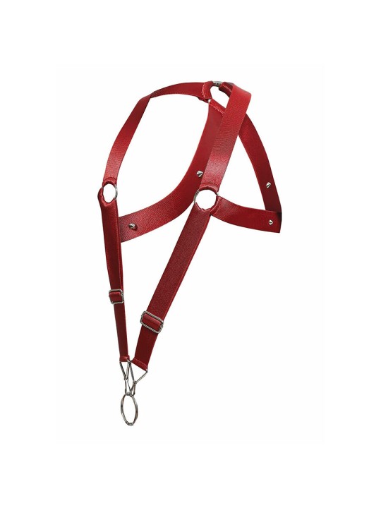 MOB DNGEON ARNES DE ESPALDA CRUZADA ROJO TALLA UNICA