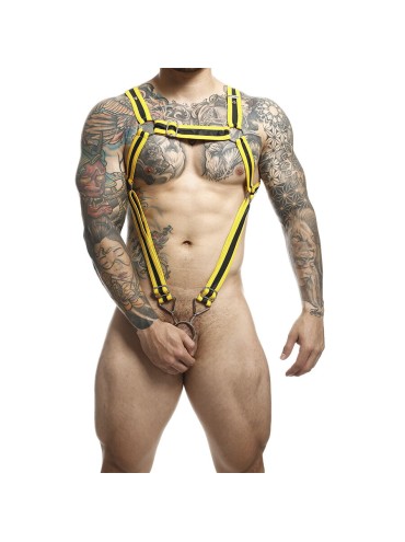 MOB DNGEON ARNES CRUZADO AMARILLO PARA EL PENE TALLA UNICA