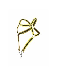 MOB DNGEON ARNES CRUZADO AMARILLO PARA EL PENE TALLA UNICA